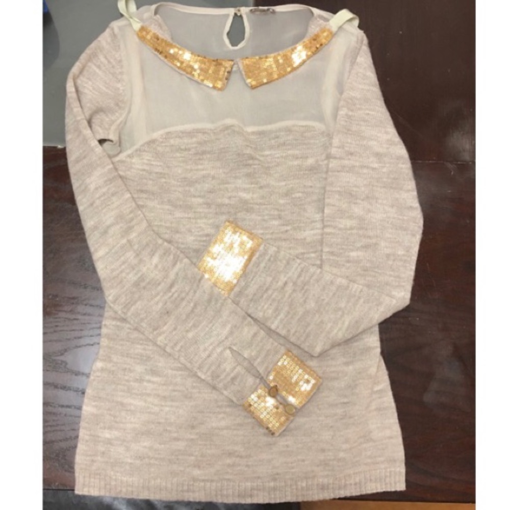 Sequin top!